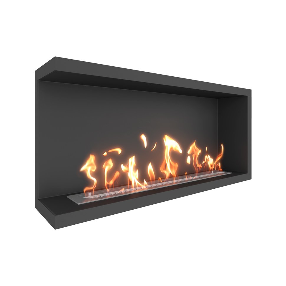 Биокамин угловой SteelHeat Leader 1100 левый