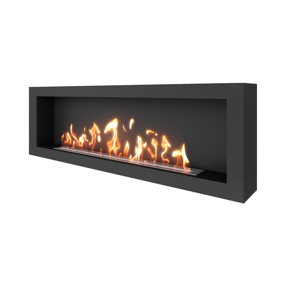 Биокамин SteelHeat WALL ONE 1700 черный Биокамин SteelHeat WALL ONE 1700 черный