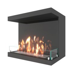 Биокамин фронтальный SteelHeat LONG 700