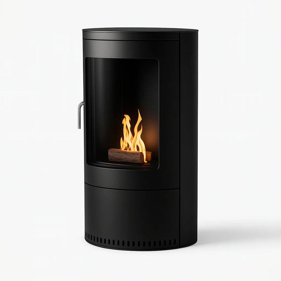 Напольный биокамин Хэмптон Черный