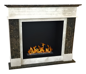 Биокамин Barcelona мрамор
