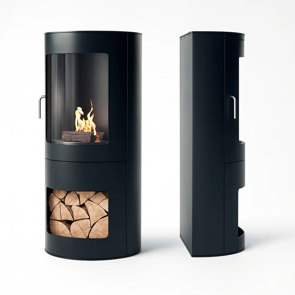 Напольный биокамин Берфорд
