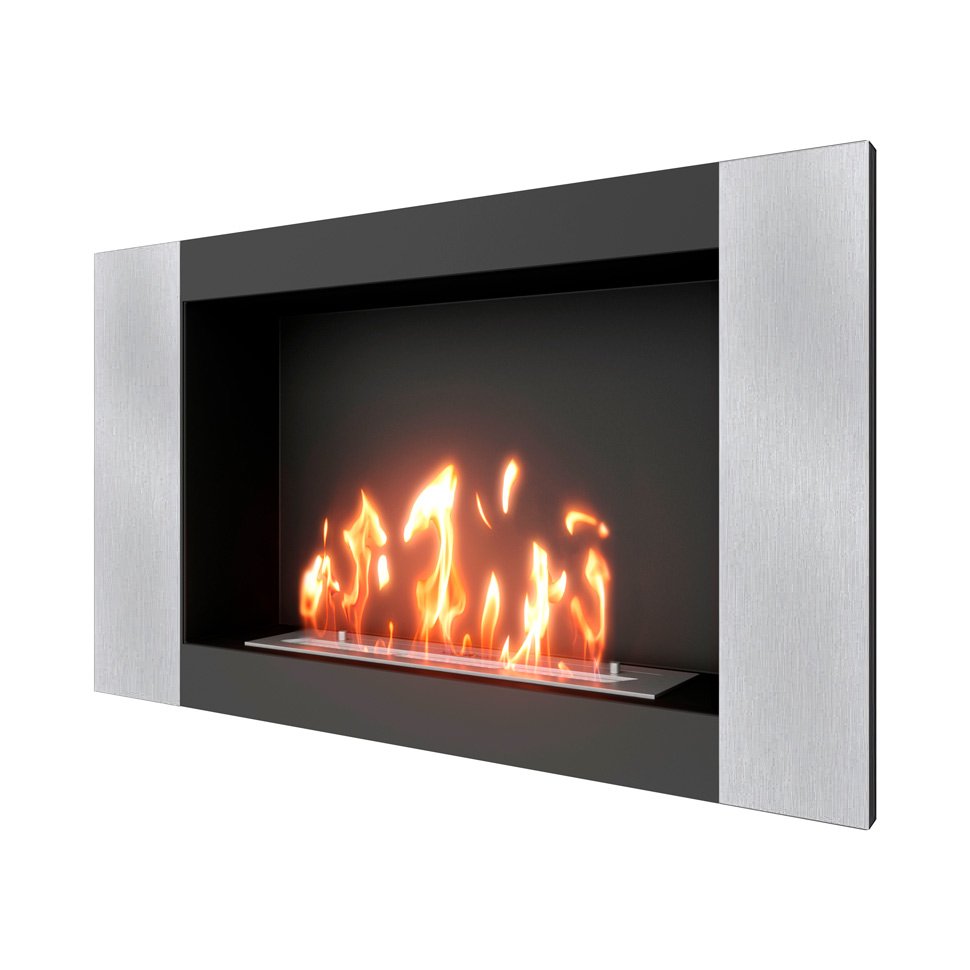 Биокамин встраиваемый SteelHeat LONG-V 900