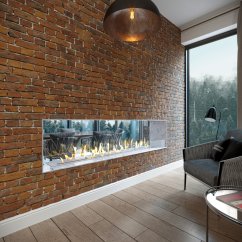 Сквозной биокамин Firezo Finestra Mramori, стандарт