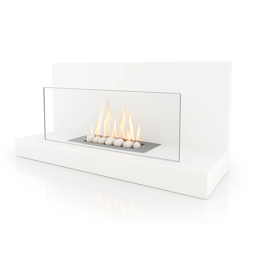 Настенный биокамин Алдэн Белый Настенный биокамин Алдэн Белый