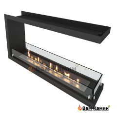 Торцевой очаг на заказ