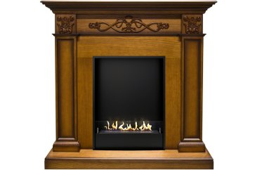 Биокамин в портале Firezo Verona Дуб антик, стандарт